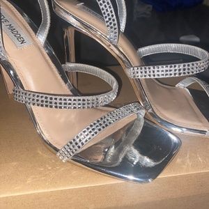 Steve Madden  (Gracy- R, Rhinestone heels)